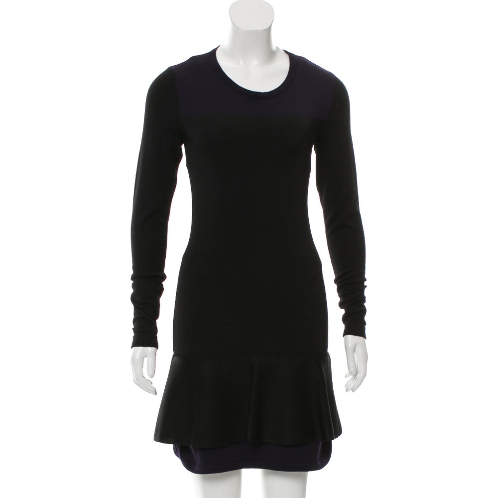 ISABEL MARANT WOOL-BLEND COLORBLOCK DRESS